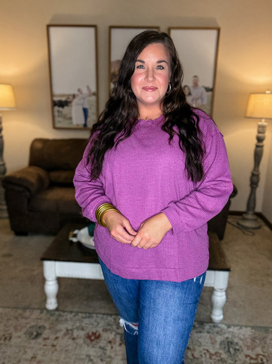 On the Move Top in Magenta