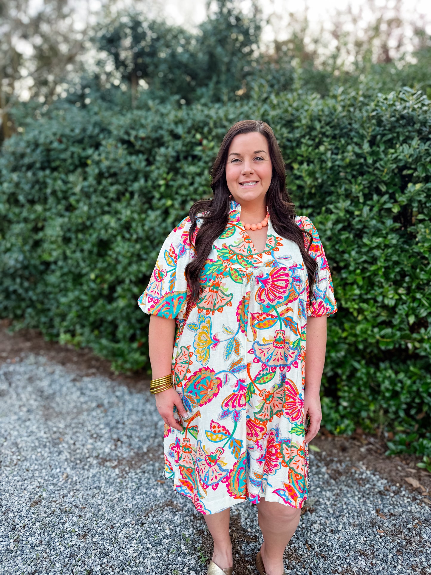 Curvy Spring Fever Dress