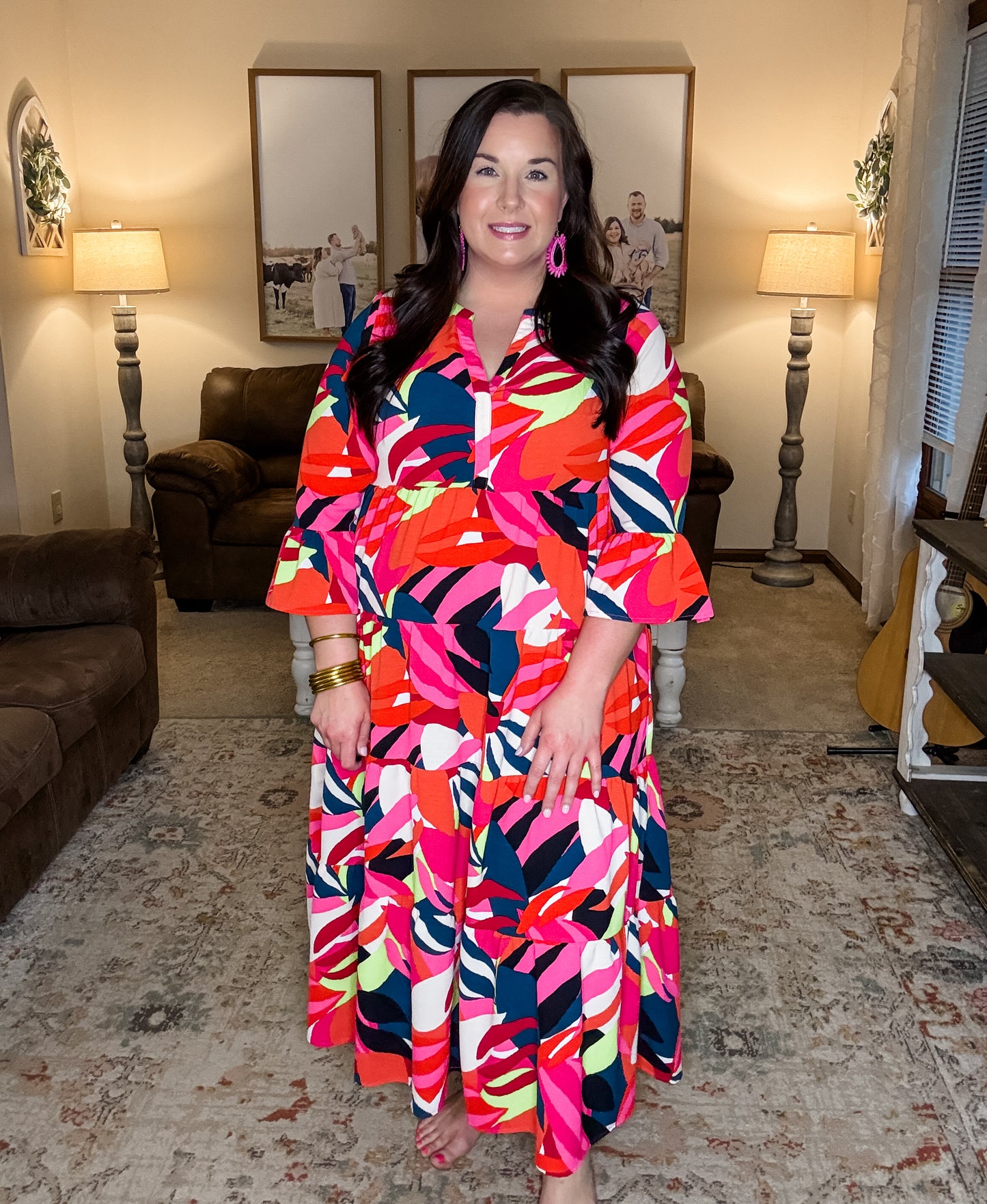 Bombshell Blooms Maxi Dress