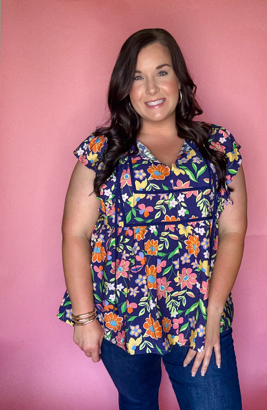 Curvy Spring Forward Top