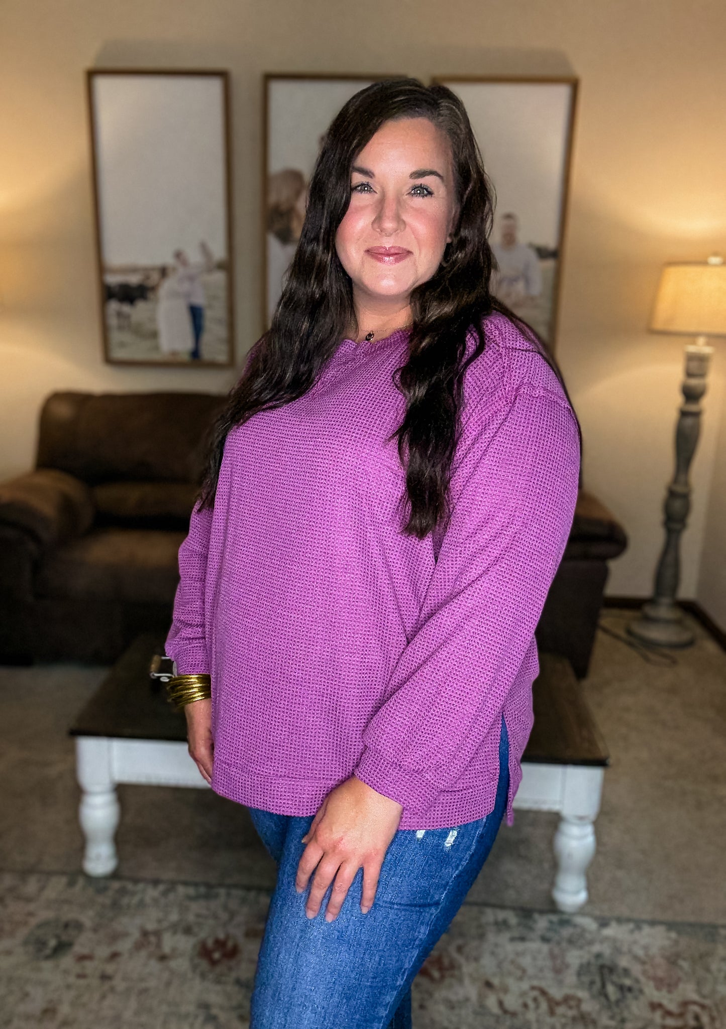 On the Move Top in Magenta