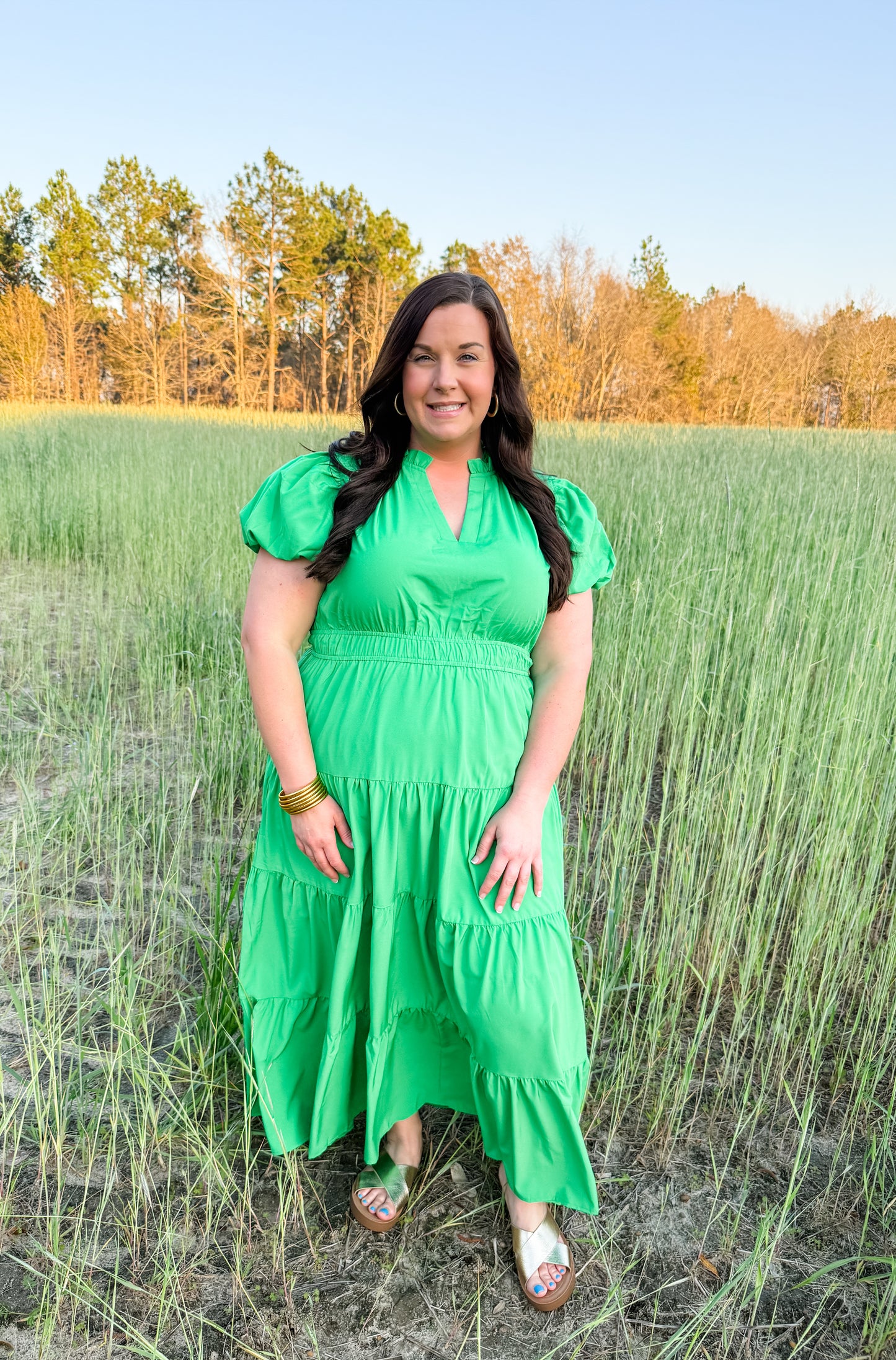 Curvy Luckiest Girl Midi Dress