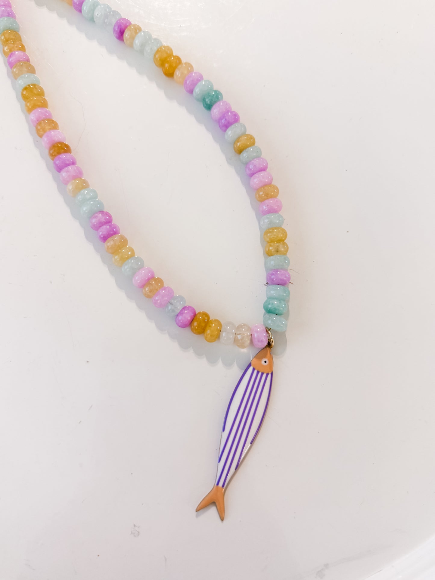 Hart Designs | Pastel Fish Necklace