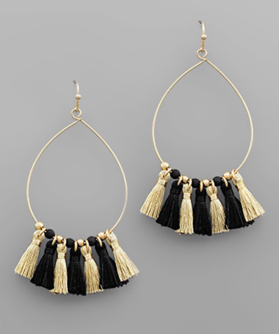 Ram Tassel Earrings