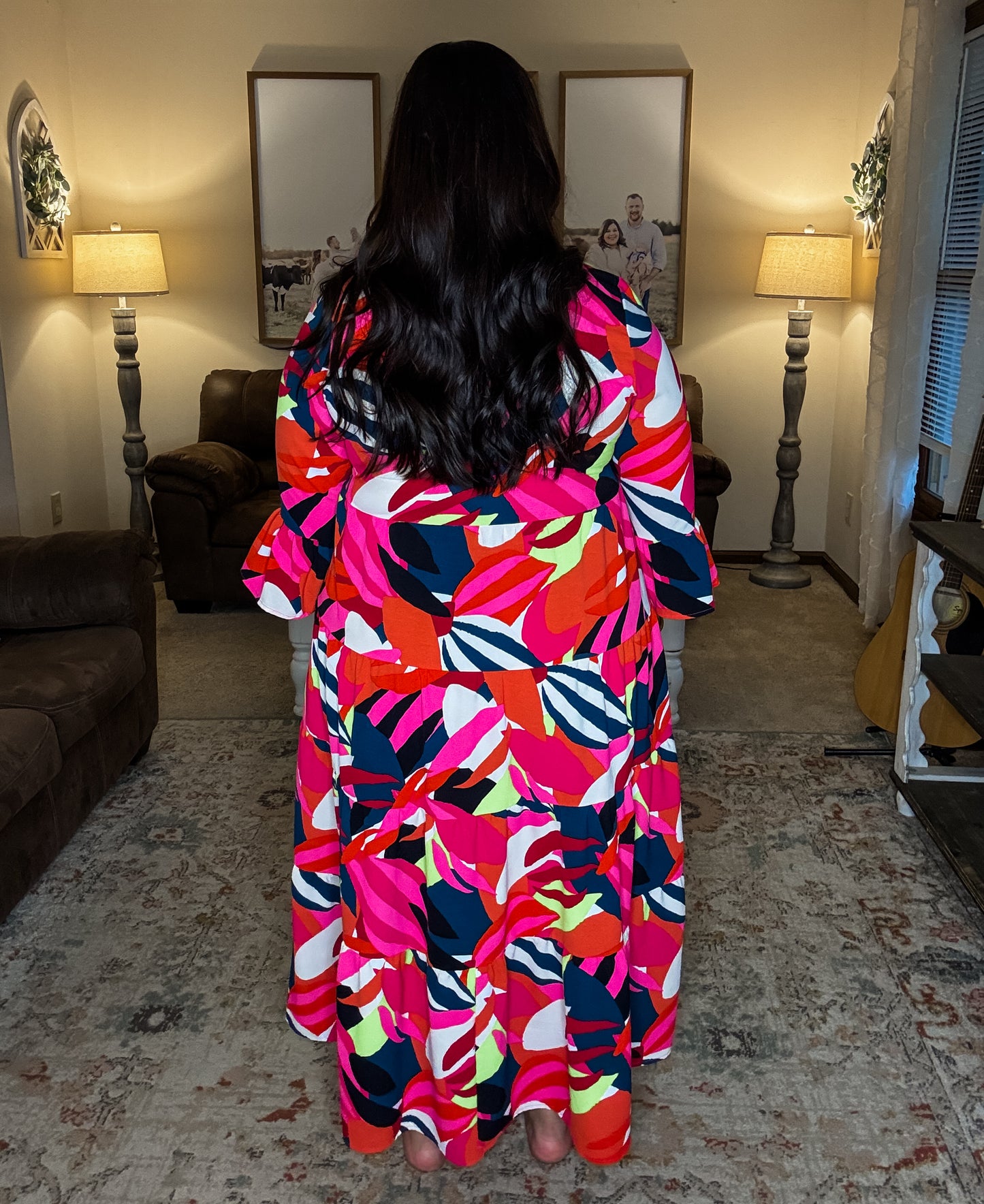 Bombshell Blooms Maxi Dress