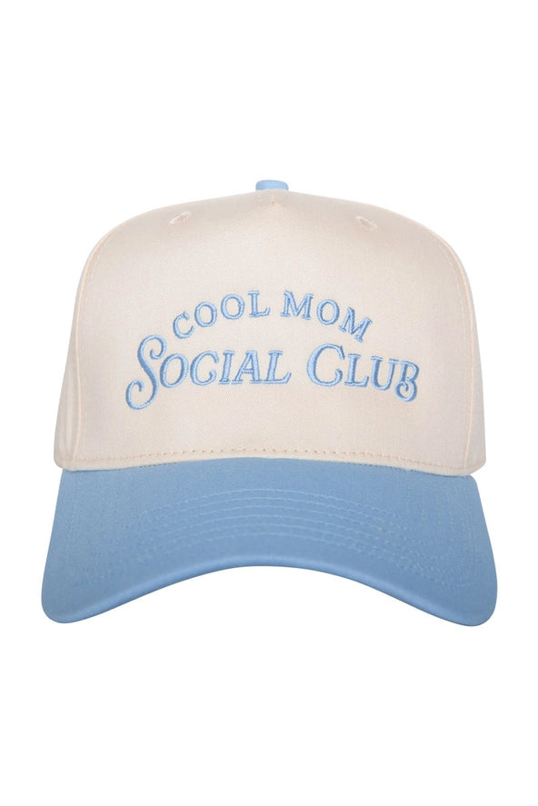 BLUE Cool Mom Social Club Hat