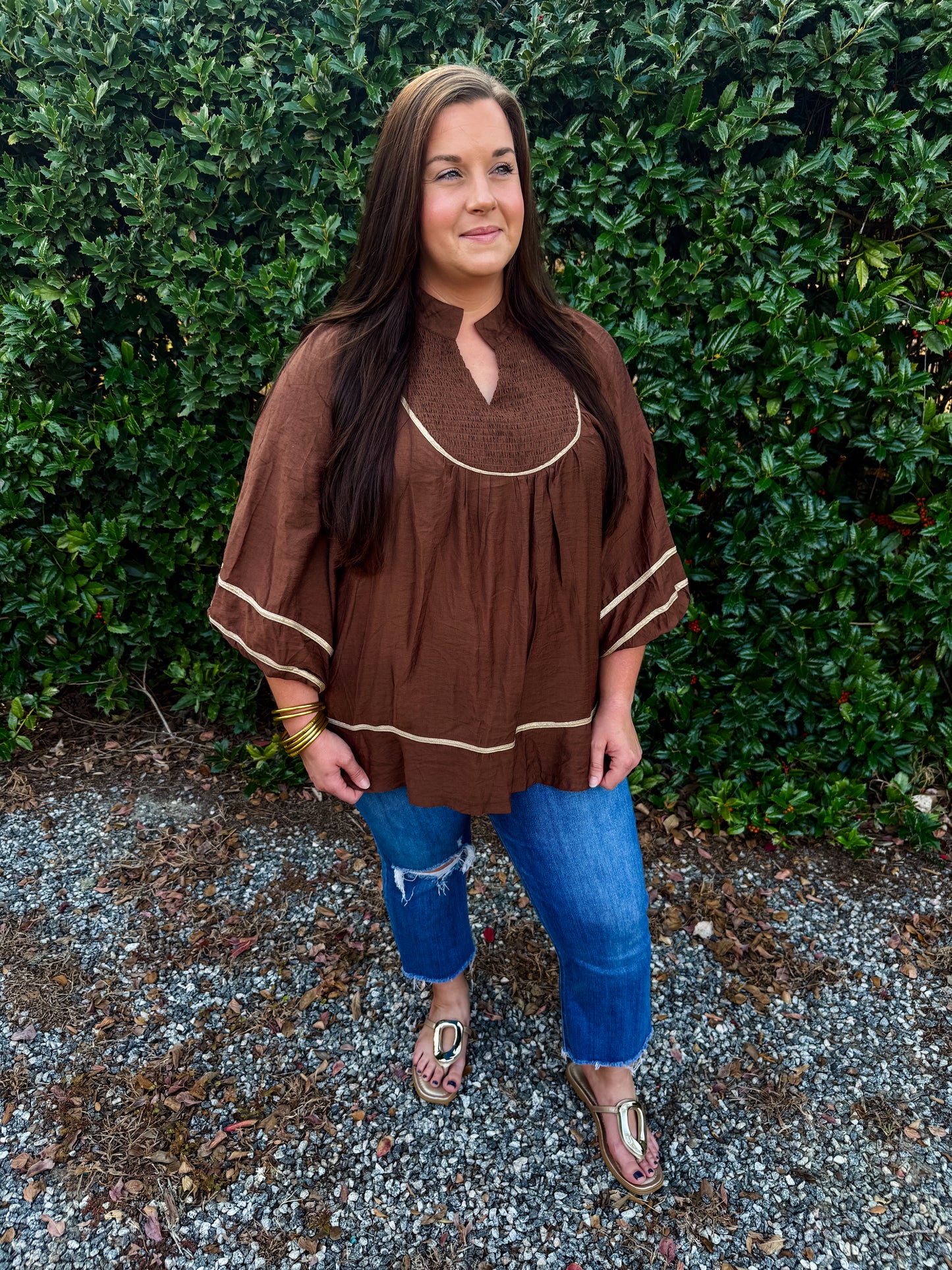 Curvy Autumn Memories Top