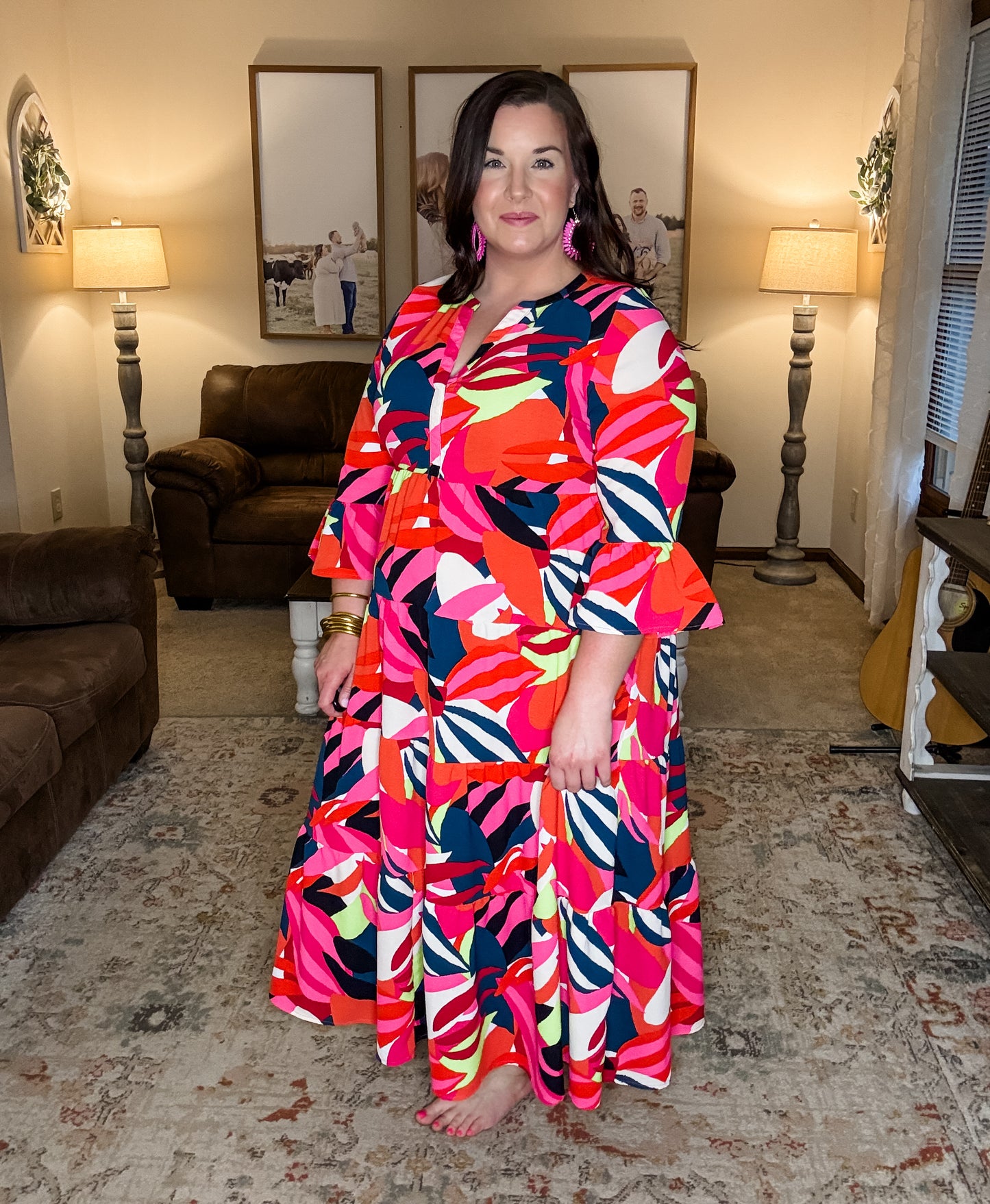 Bombshell Blooms Maxi Dress