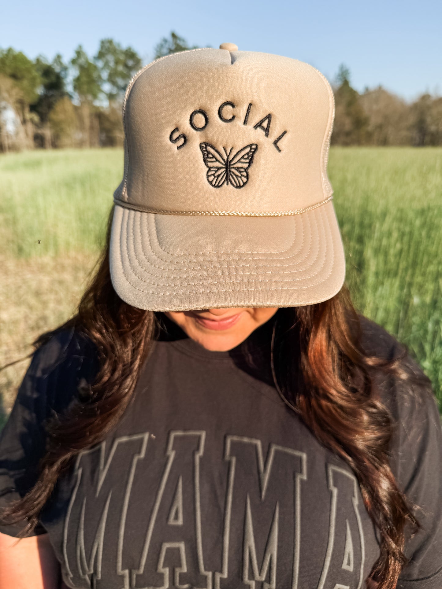 Social Butterfly Trucker Hat