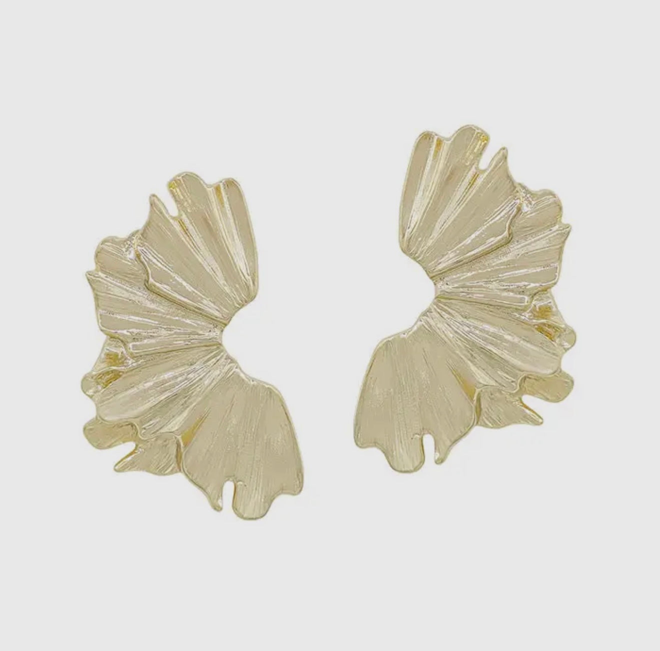 Half Petal Earrings