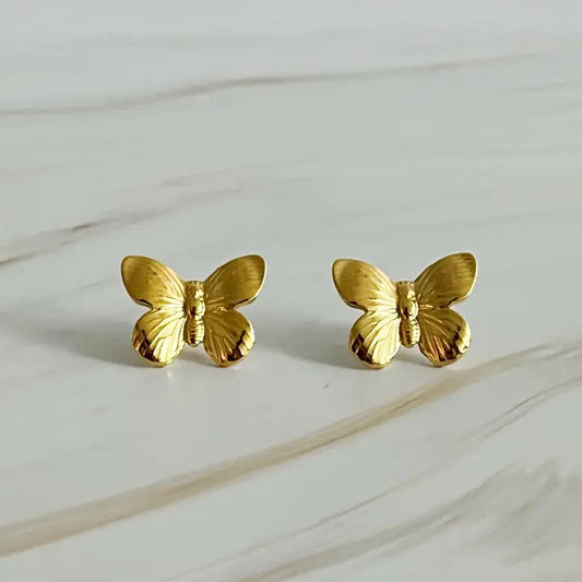 Vintage Butterfly Studs