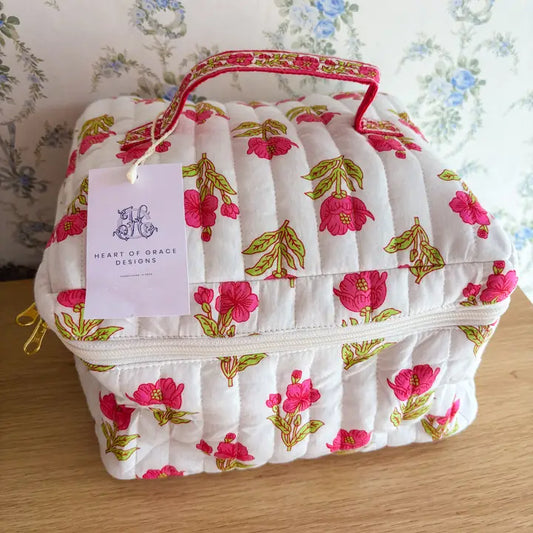 Magnolia Luxe Cosmetic Bag Set of 3