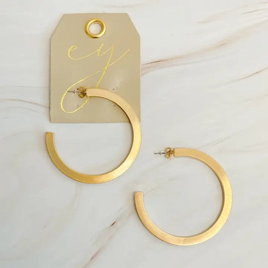 Round Luxe Hoops