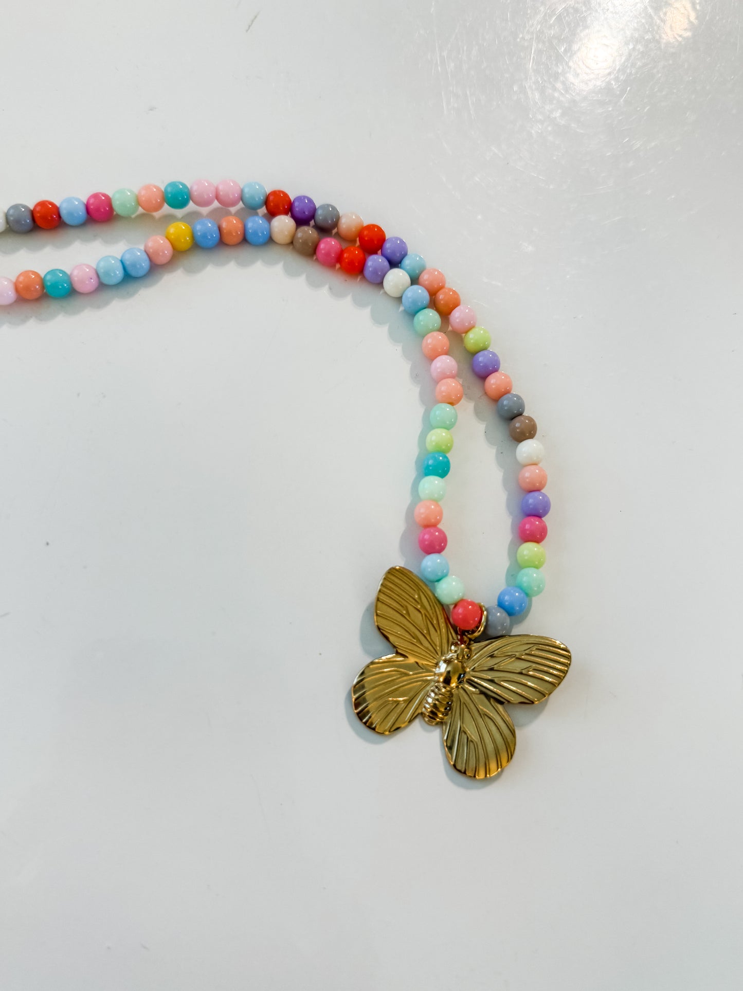 Hart Designs | Multicolored Butterfly Necklace