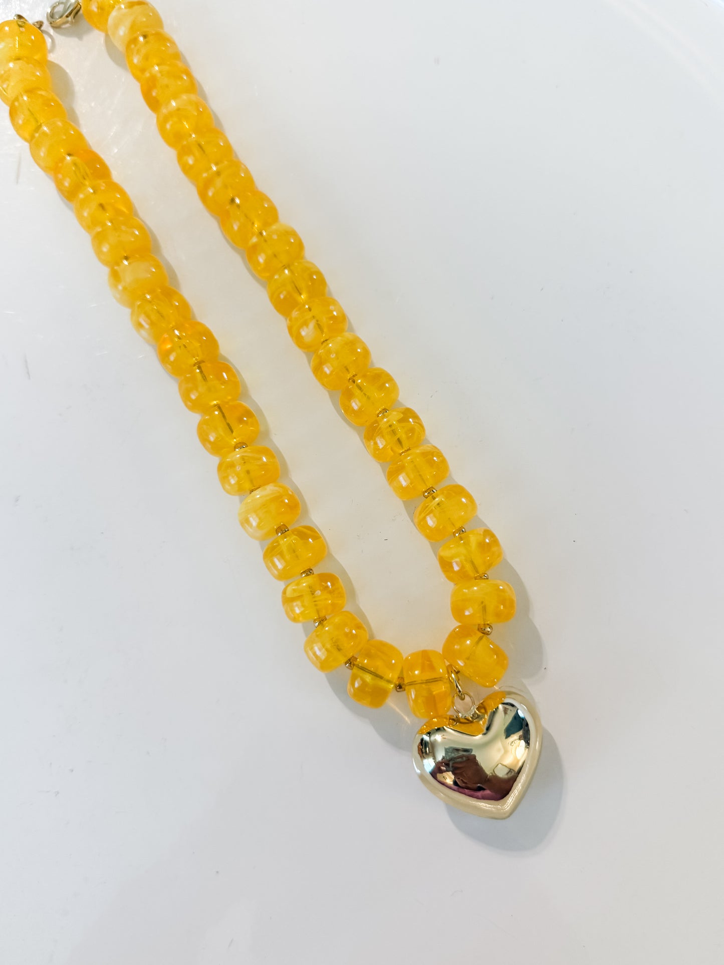 Hart Designs | Yellow Heart Necklace