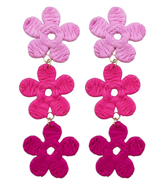 Pink Petals Earrings