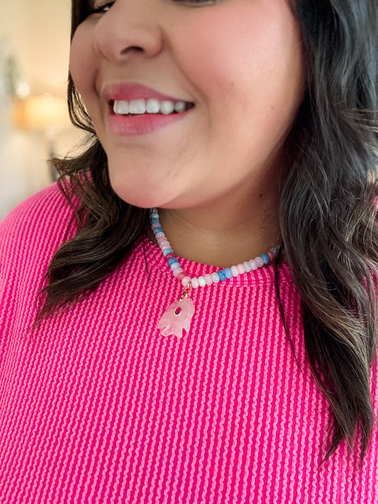 Hart Designs | Cotton Candy Fish Necklace