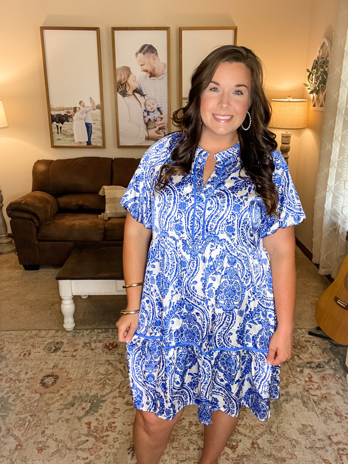 Curvy Something Blue Dress