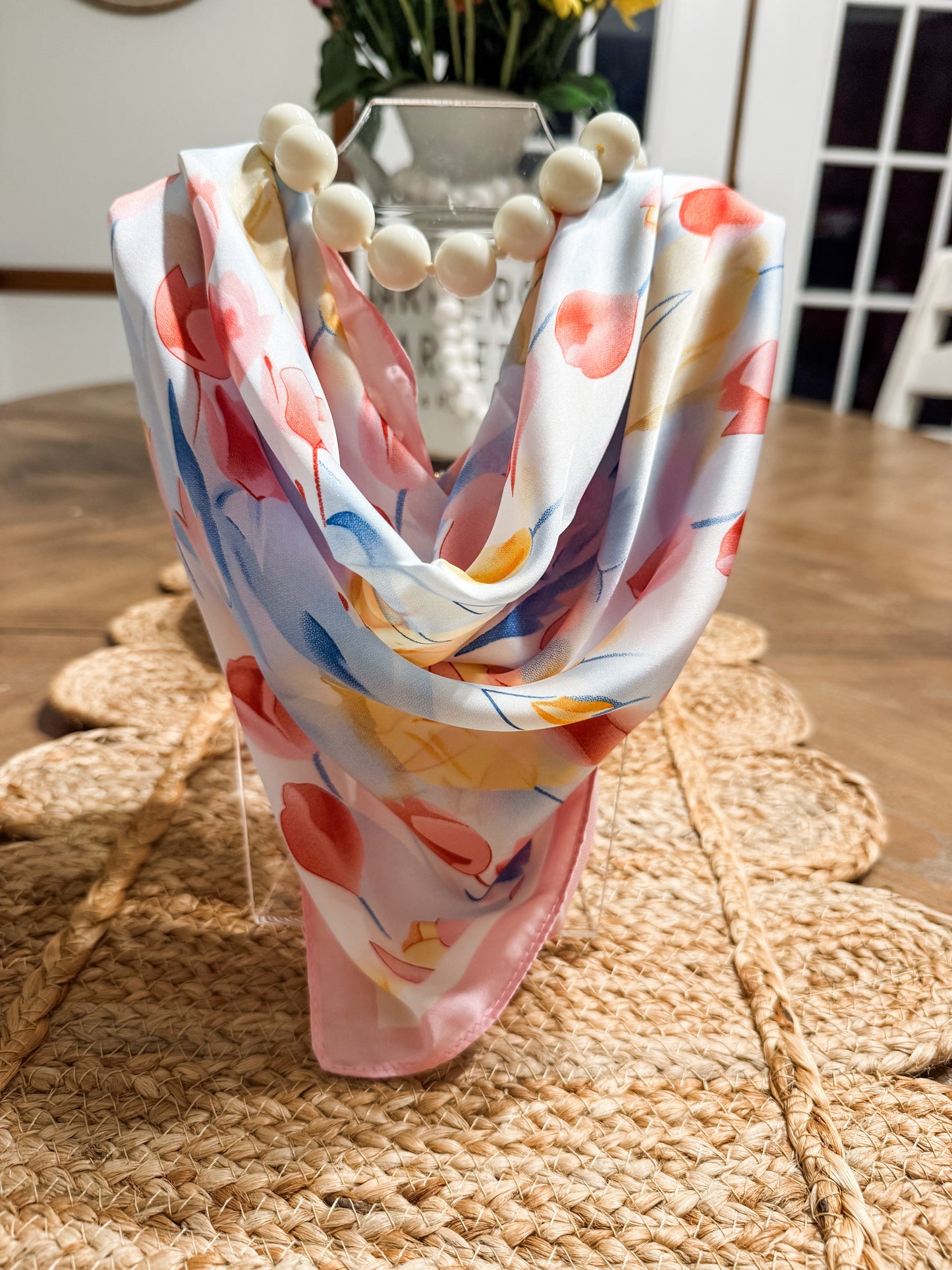 Tulip Scarf Necklace