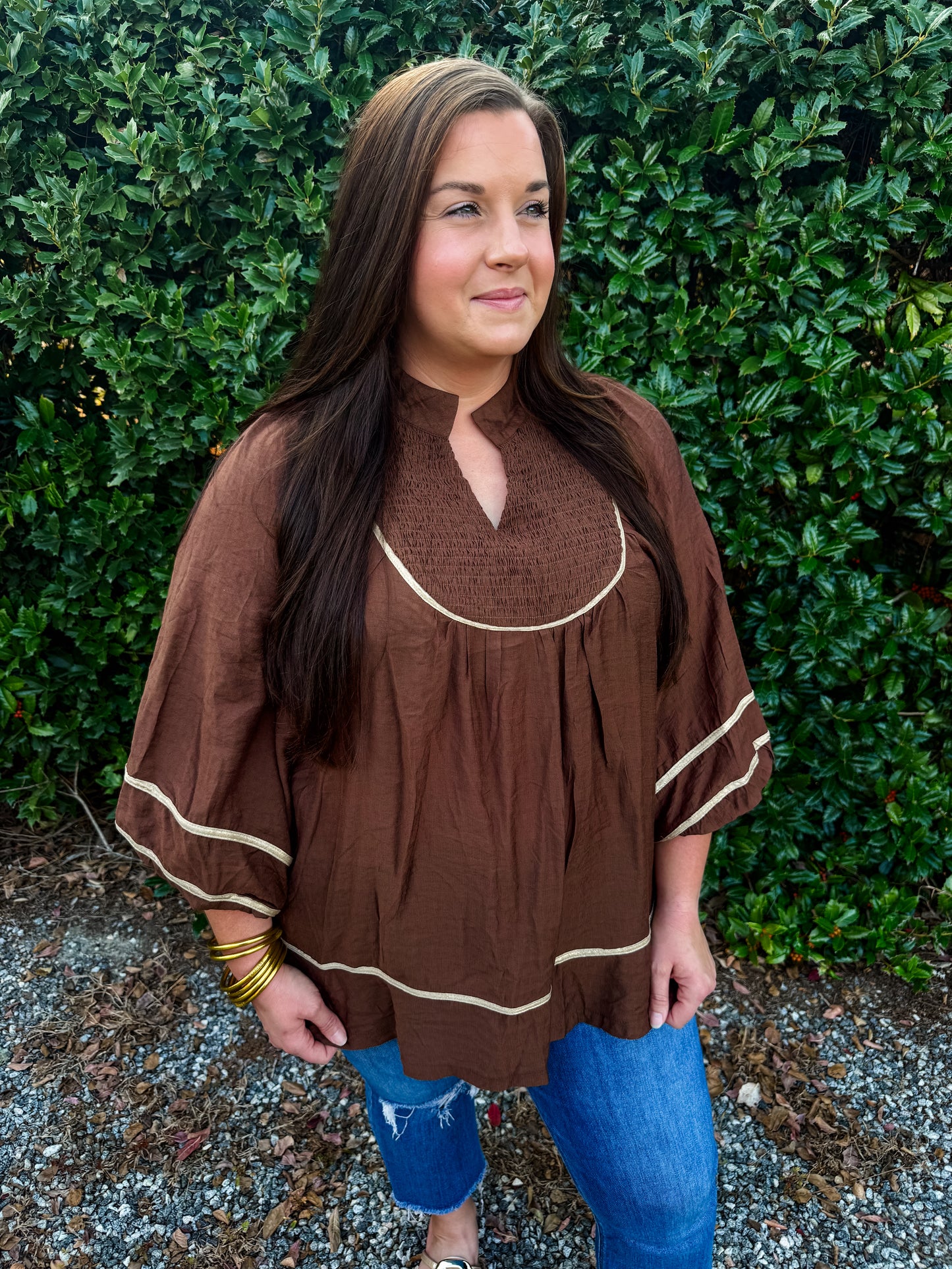 Curvy Autumn Memories Top