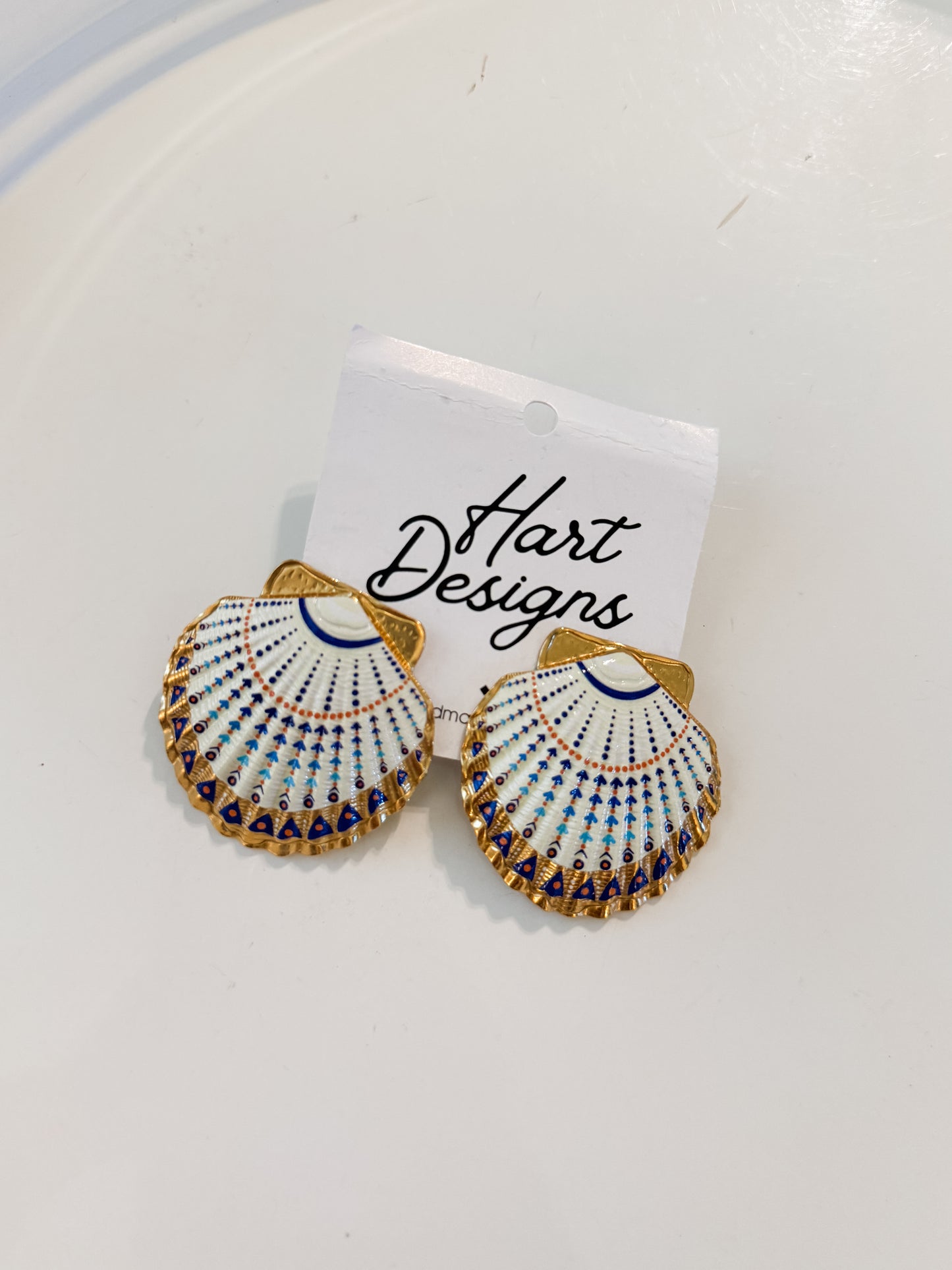 Hart Designs | Shelly Earrings in White