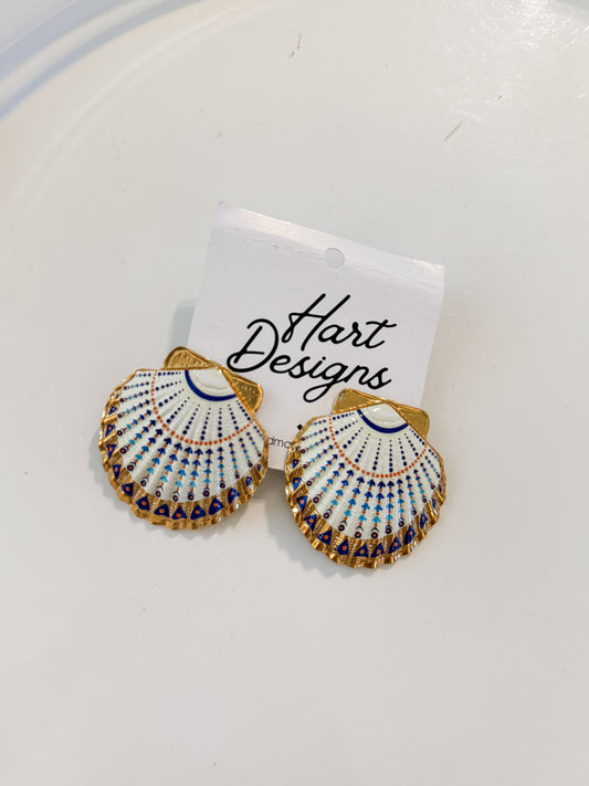 Hart Designs | Shelly Earrings in White