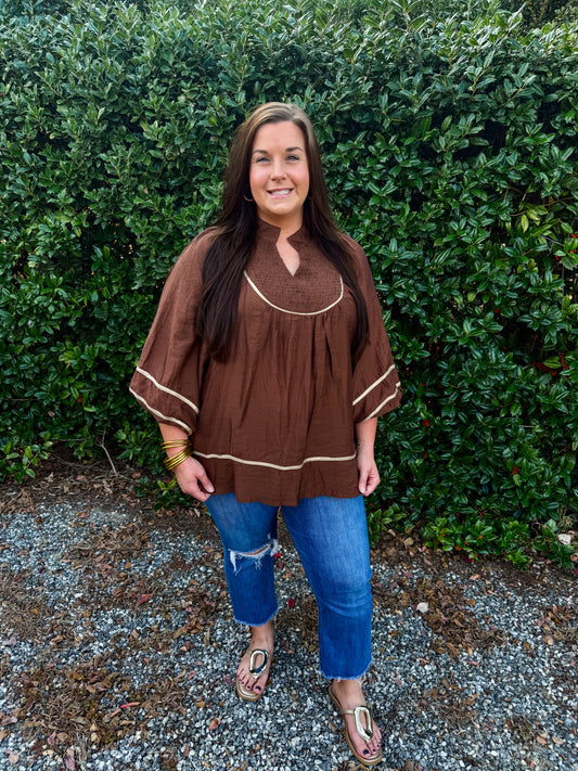 Curvy Autumn Memories Top