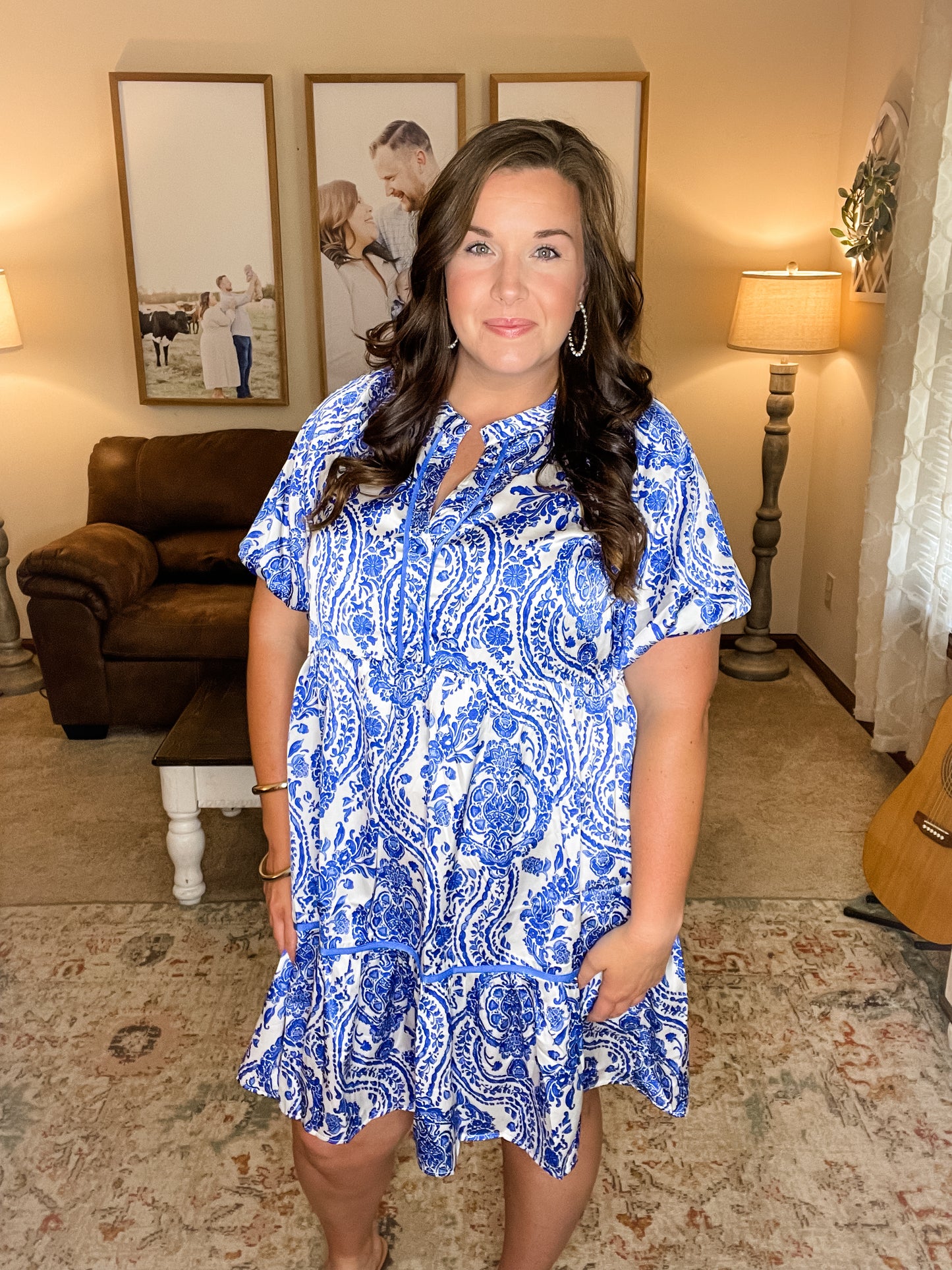 Curvy Something Blue Dress