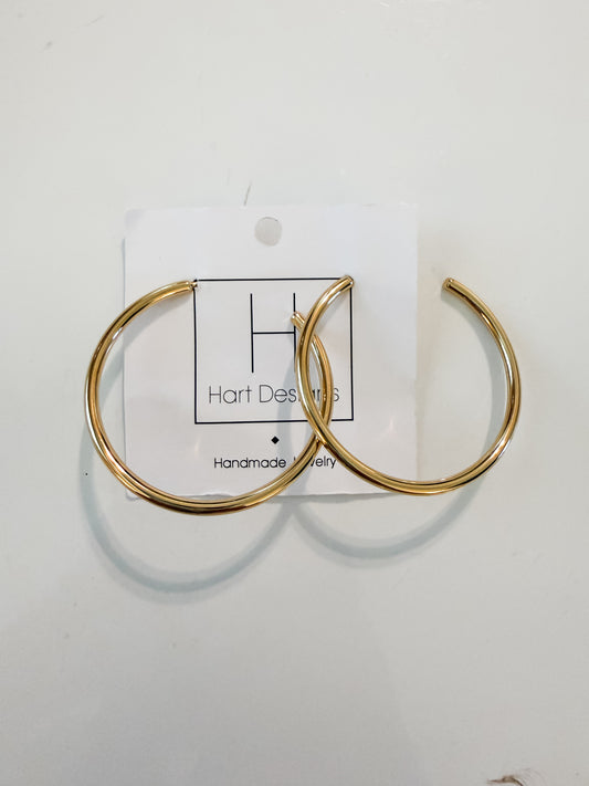Hart Designs | Skinny Hoop Earrings
