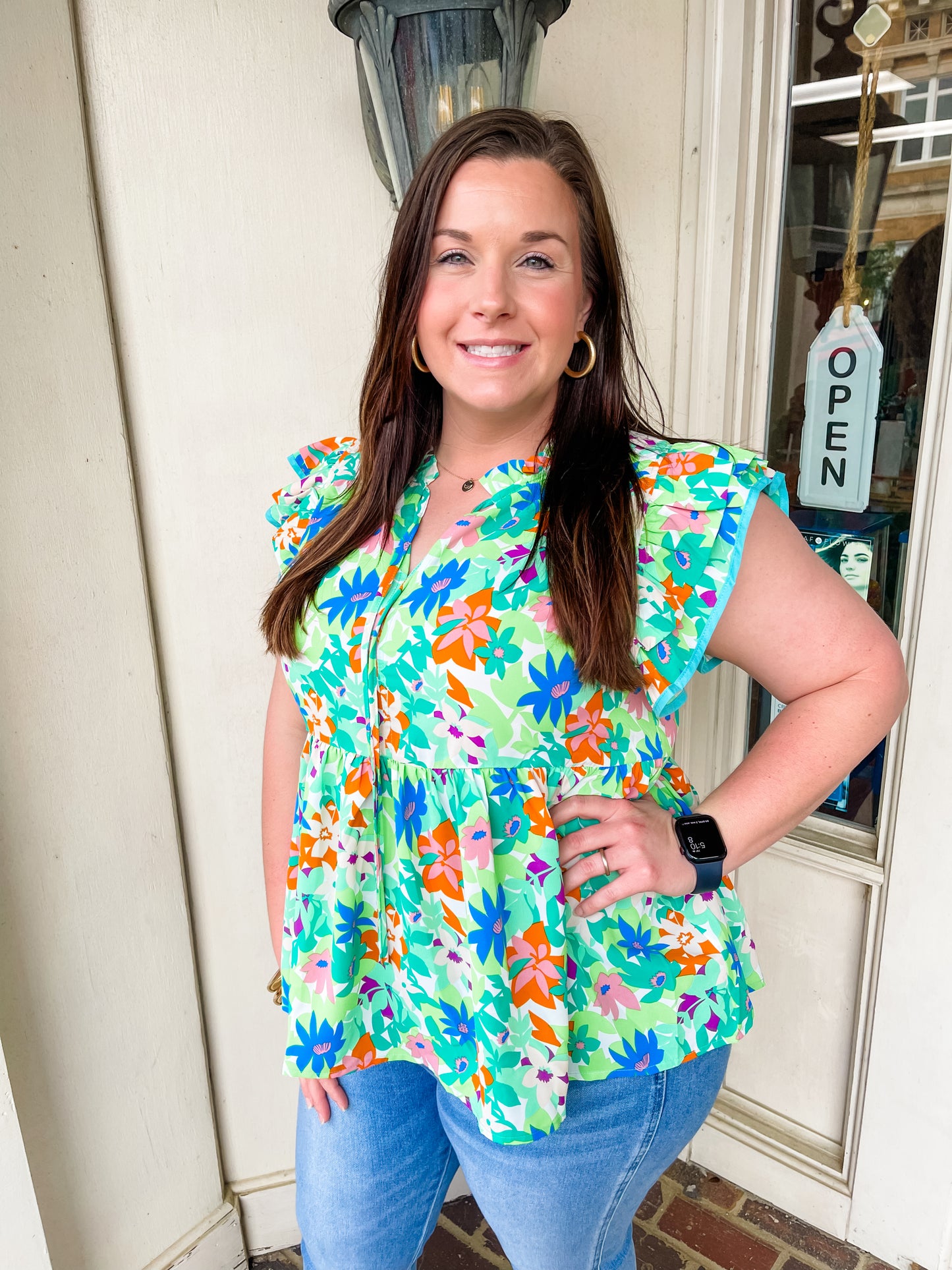 Curvy Spring Fever Top