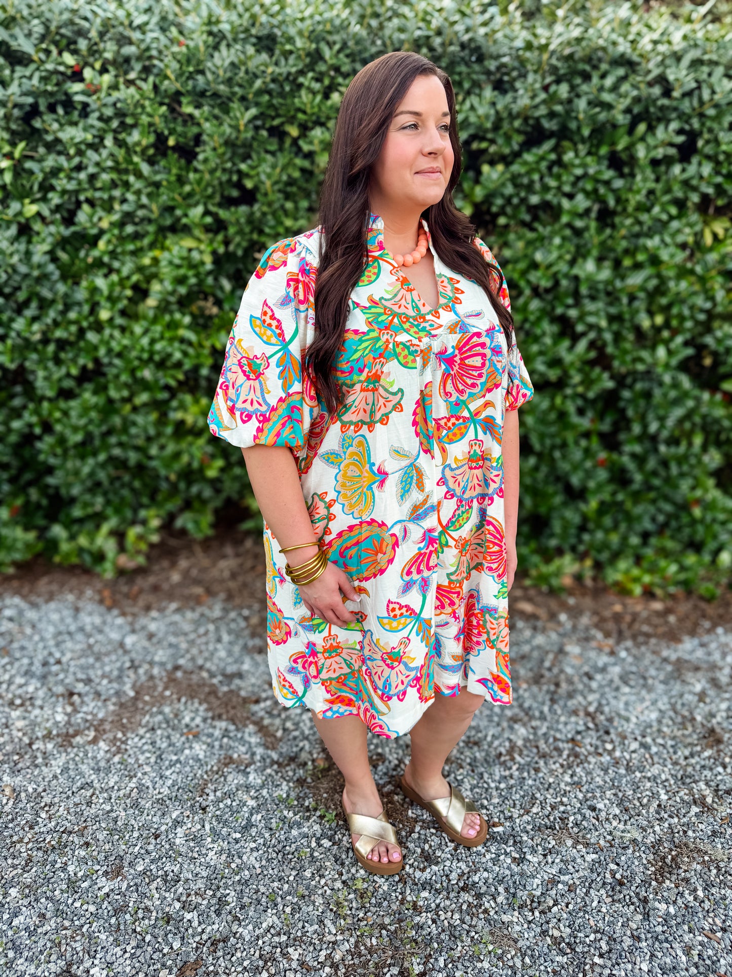 Curvy Spring Fever Dress