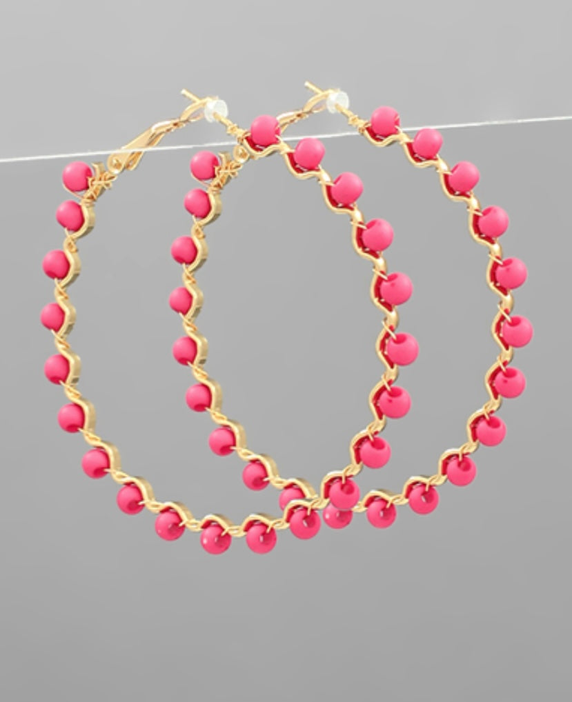 Pearl Hoops