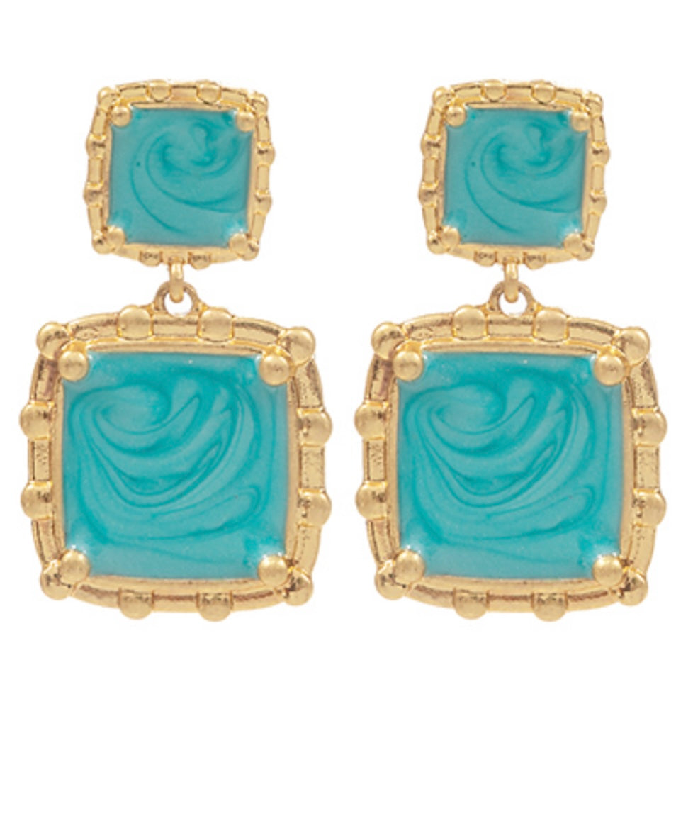 Turquoise Drop Earrings