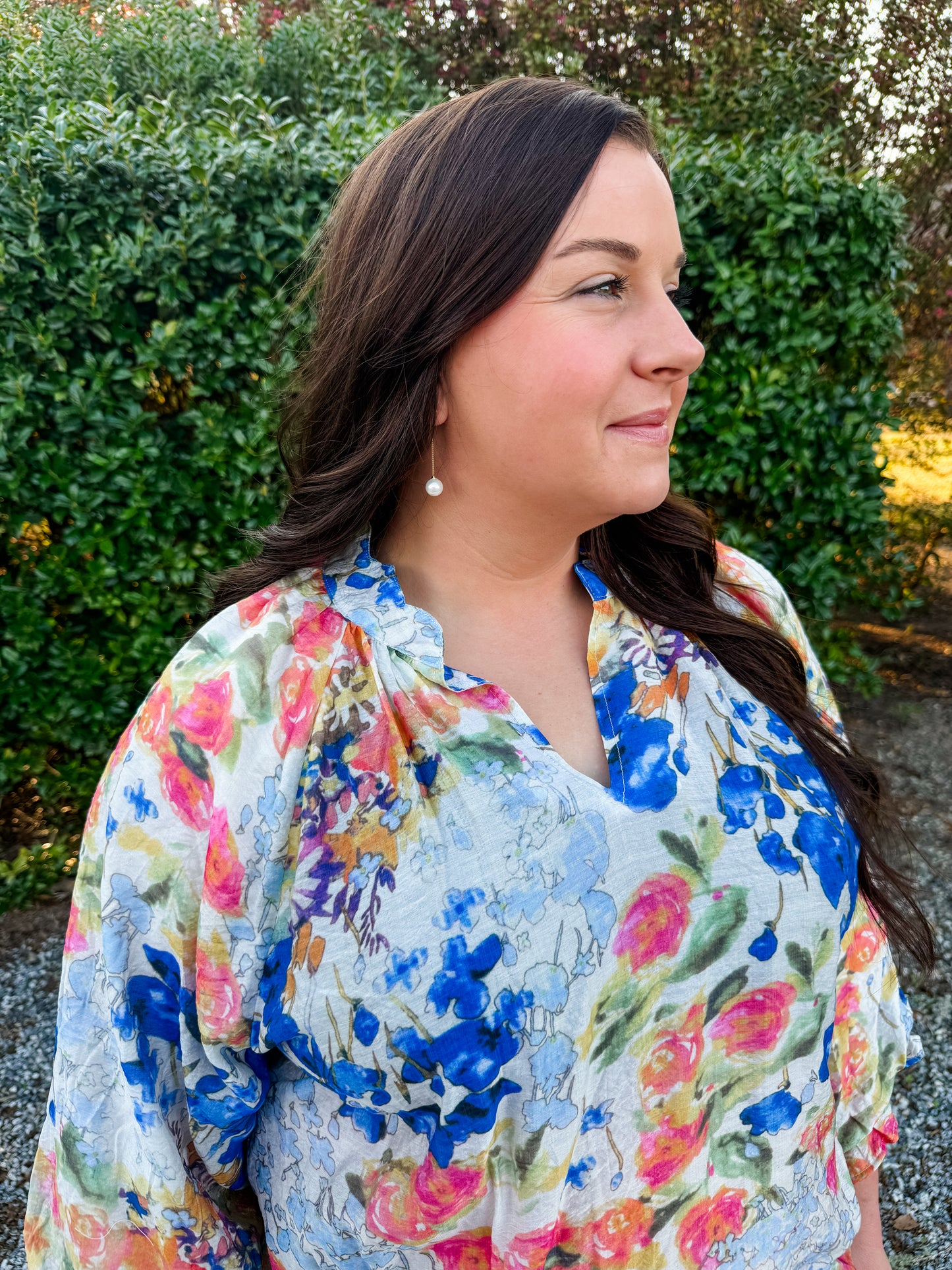 Curvy Abstract Beauty Top