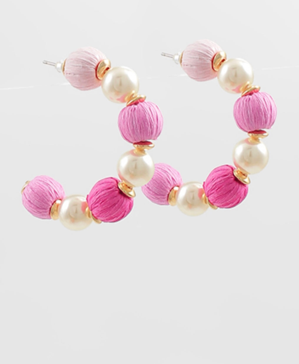 Cutesy Color Hoops in Pink