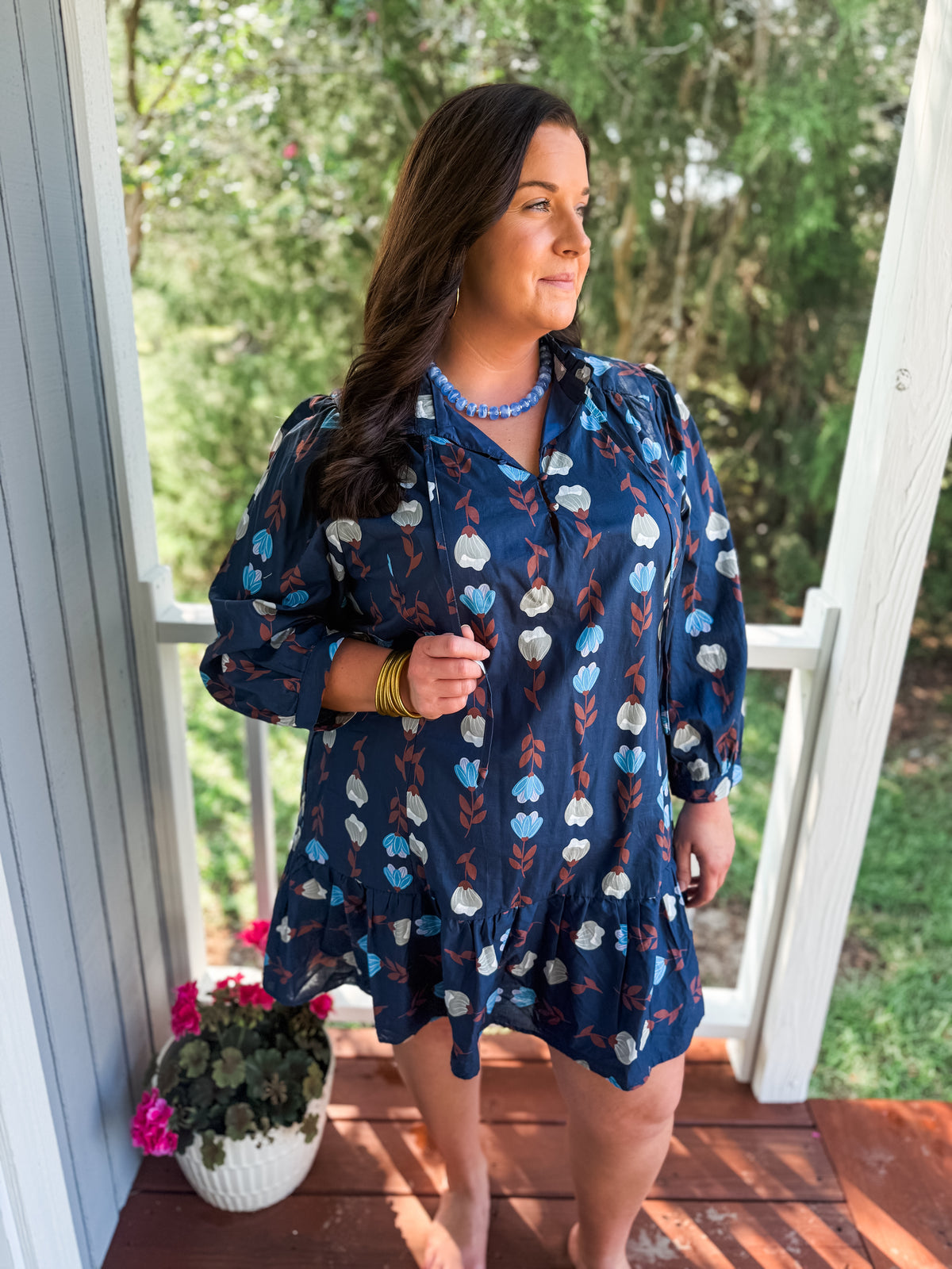 Curvy Crisp Breeze Dress