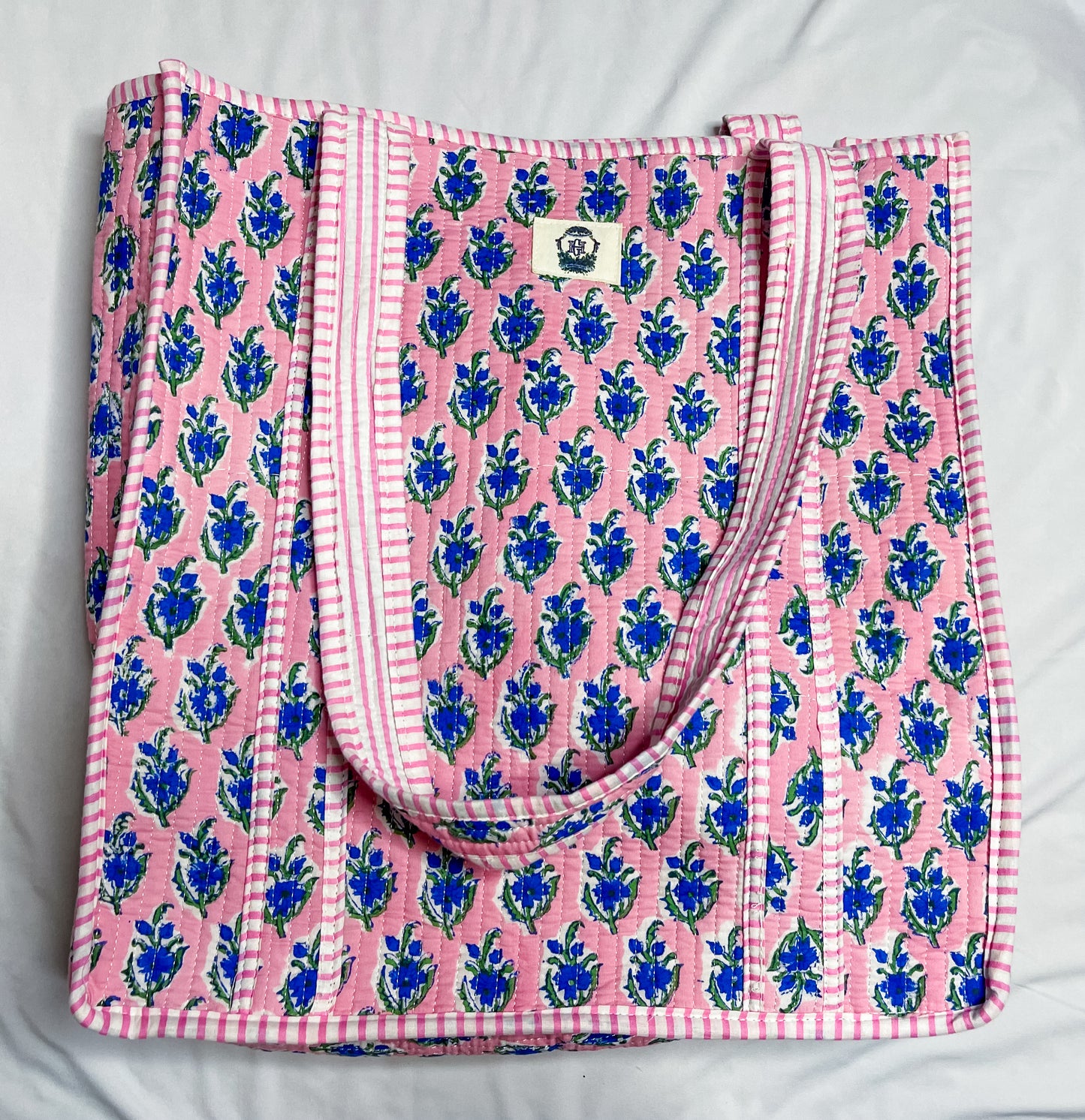 Blue Blossom Tote Bag