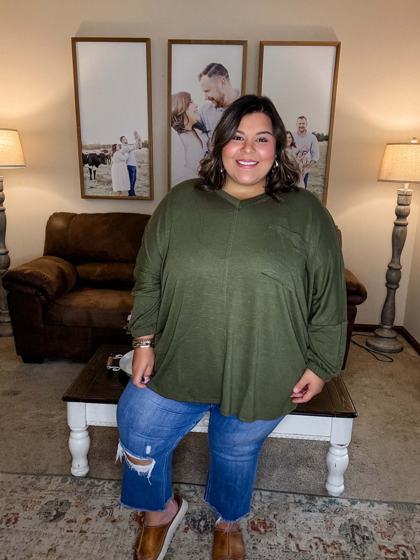 Olive Everyday Top