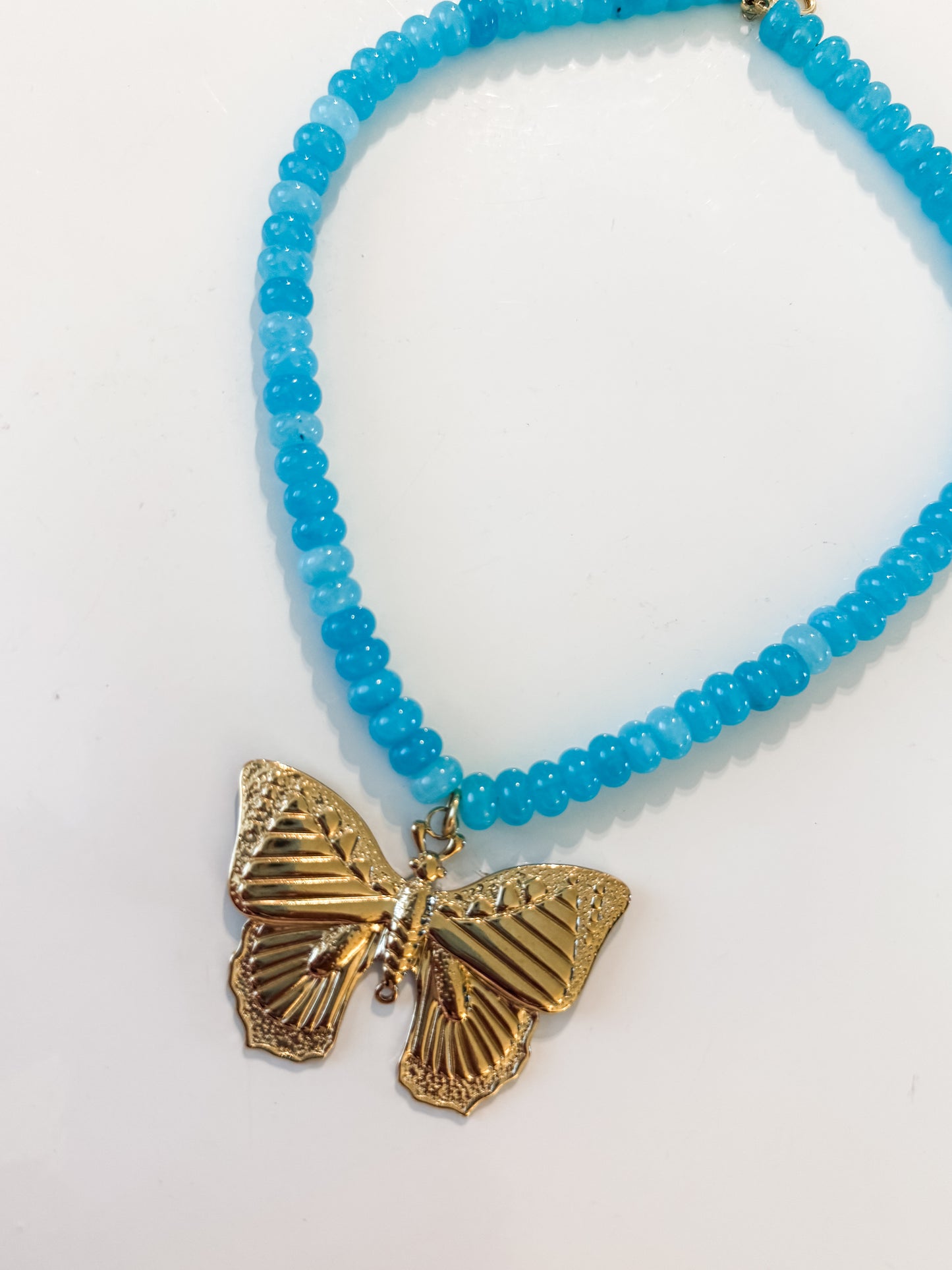 Hart Designs | Blue Butterfly Necklace