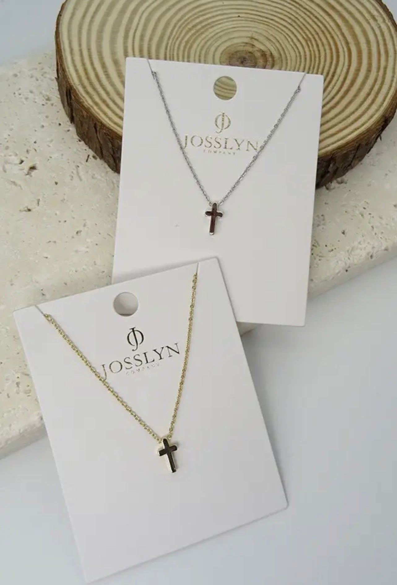 Bless You Mini Cross Necklace