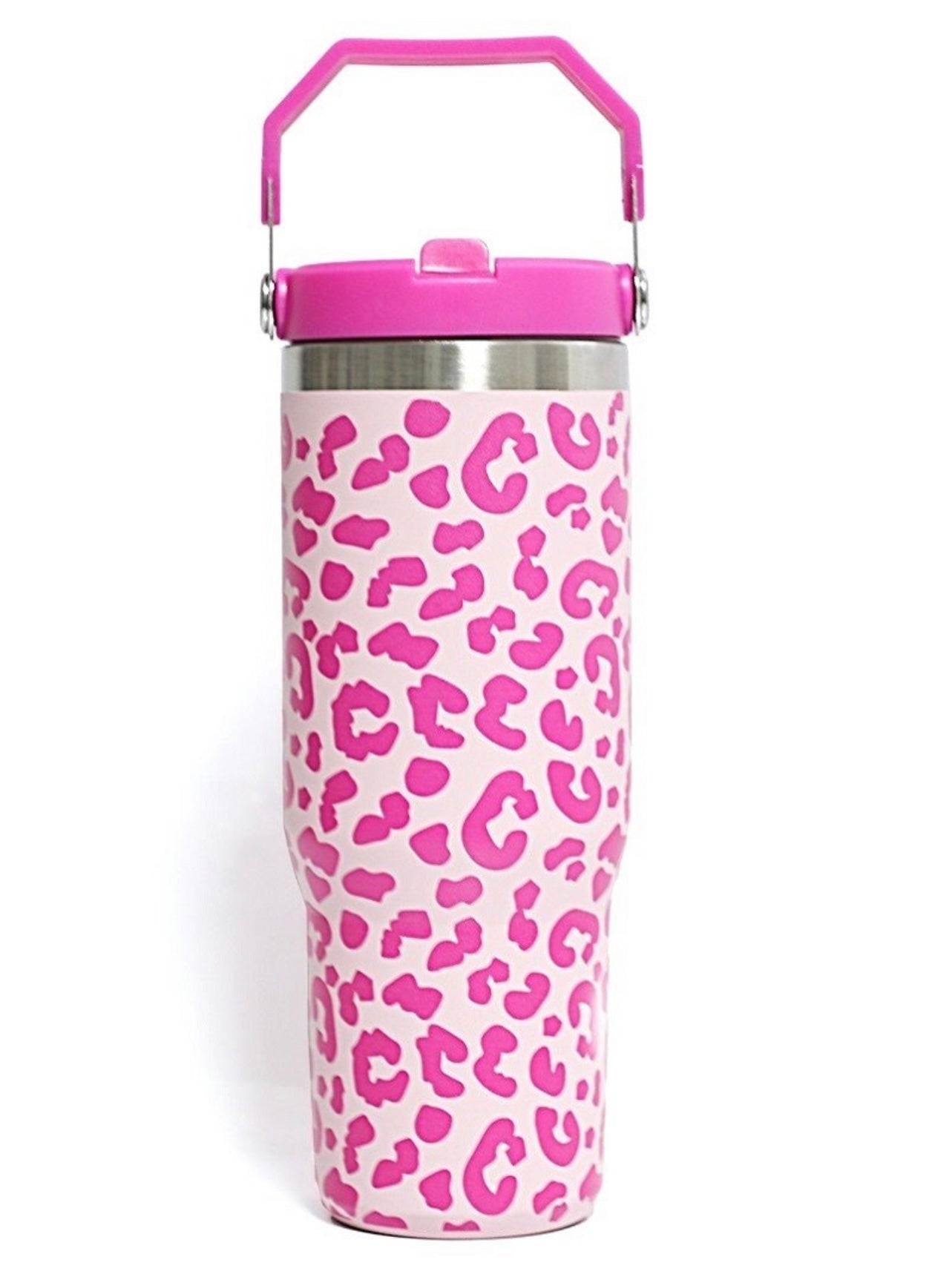 Wild Thing Tumbler in Pink Leopard