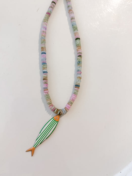 Hart Designs | Sea Glass Fish Necklace