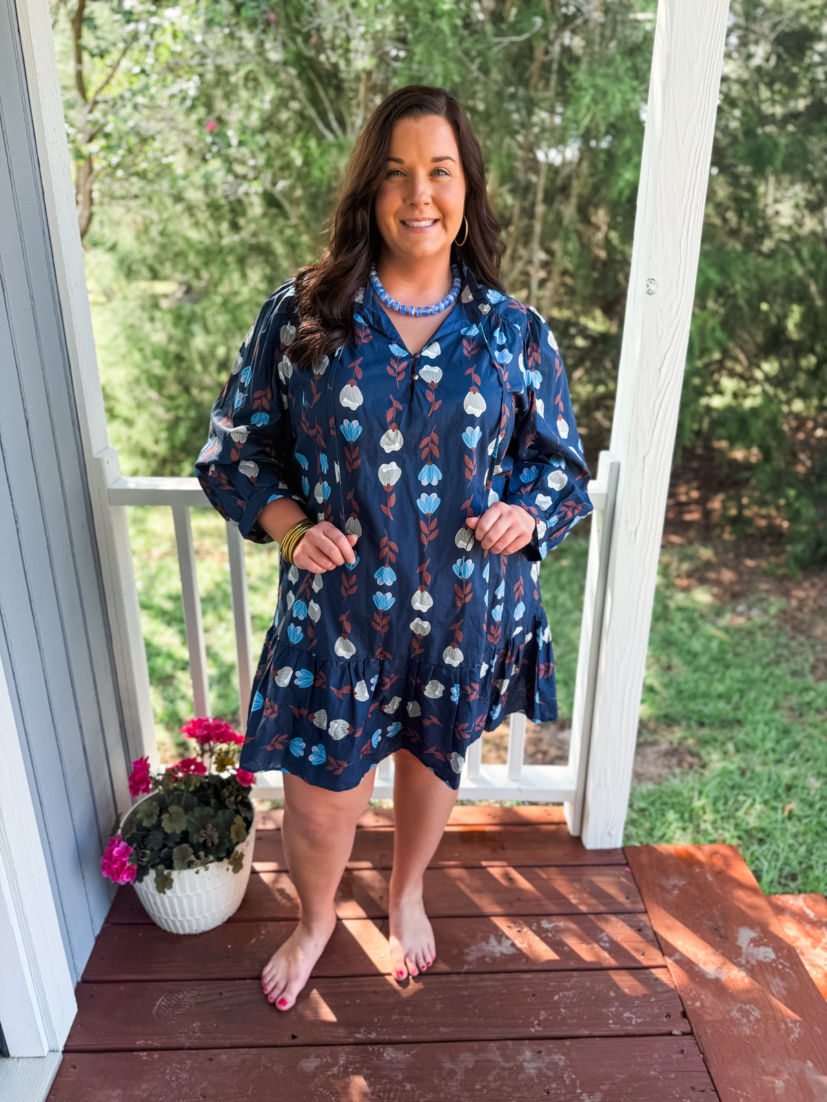 Curvy Crisp Breeze Dress