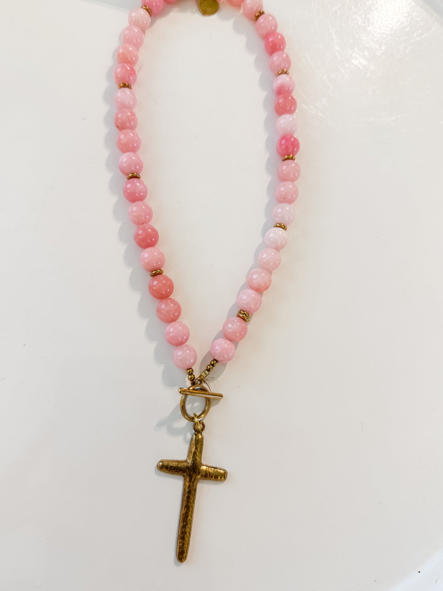 Hart Designs | Rose Cross Necklace