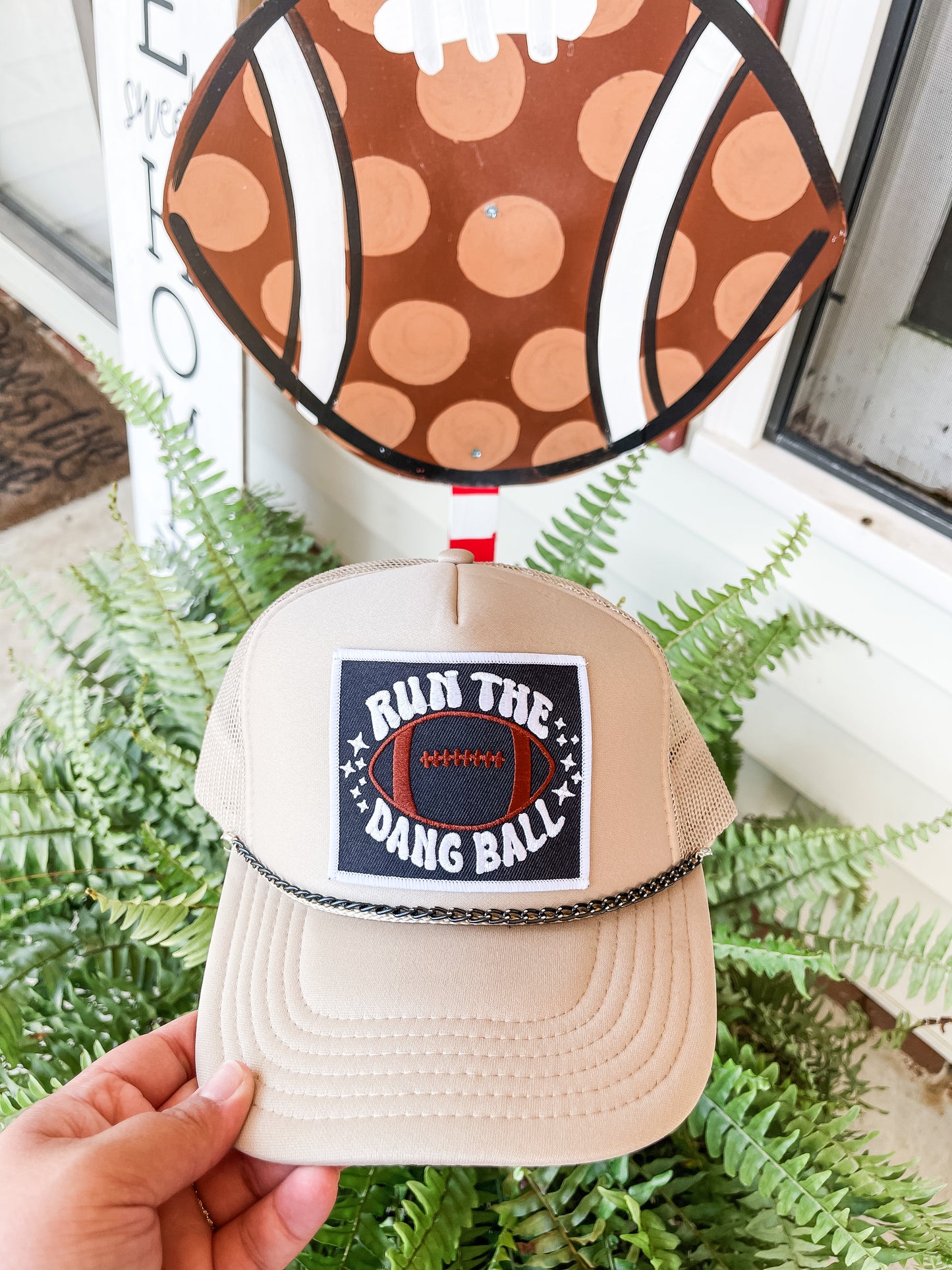 Run The Dang Ball Trucker Hat