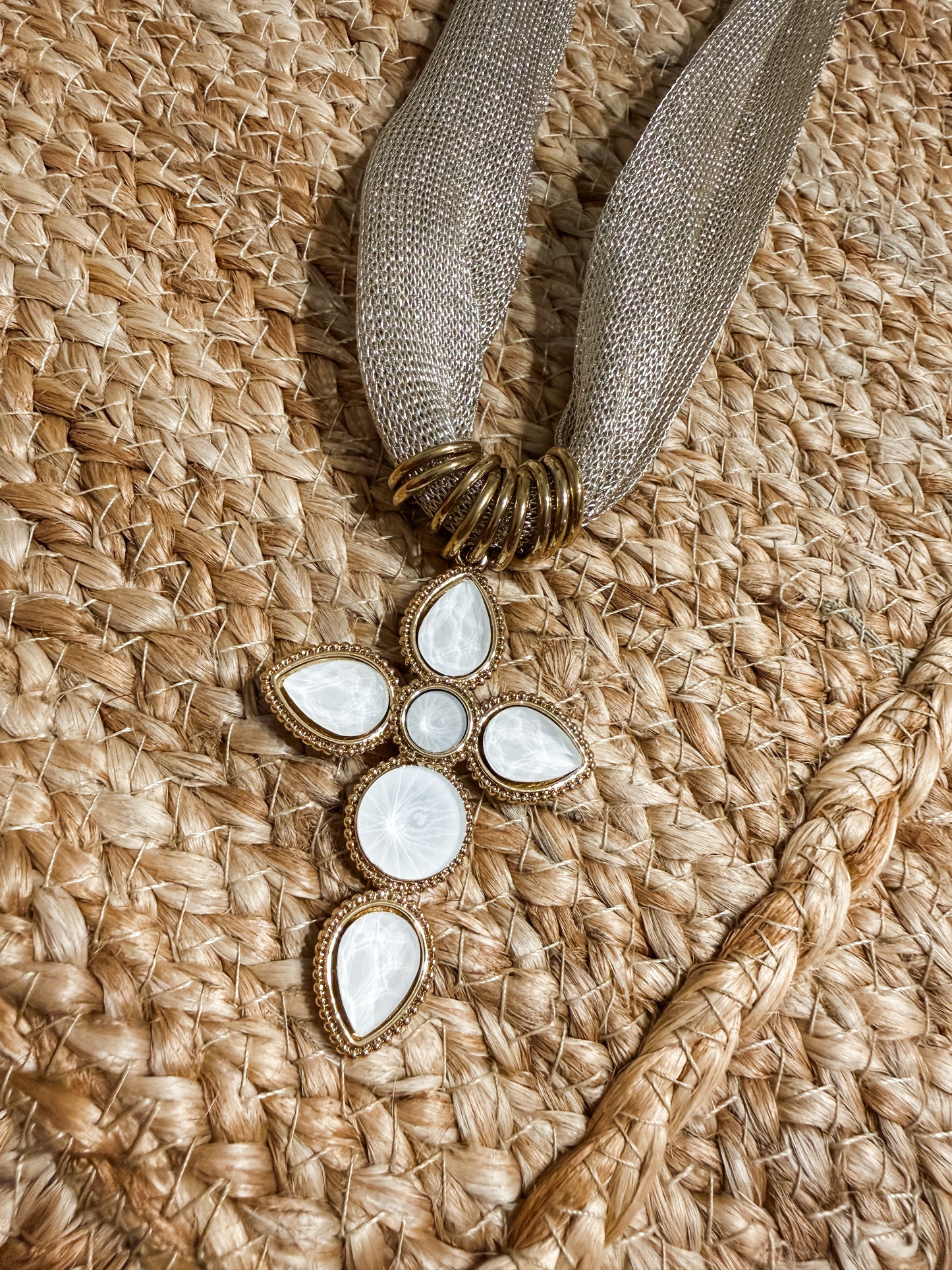 Adrienne Cross Necklace