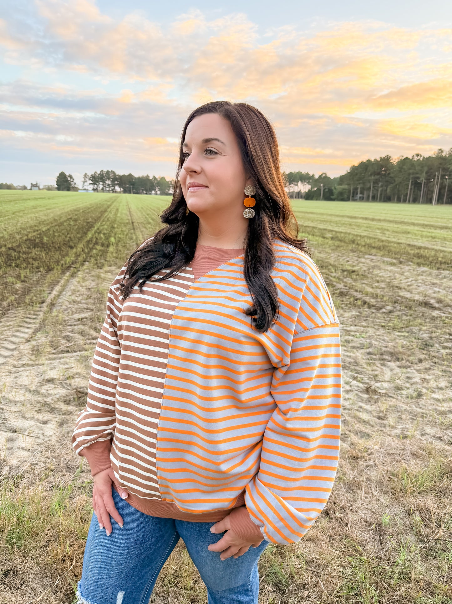 Trendsetter Pullover in Orange