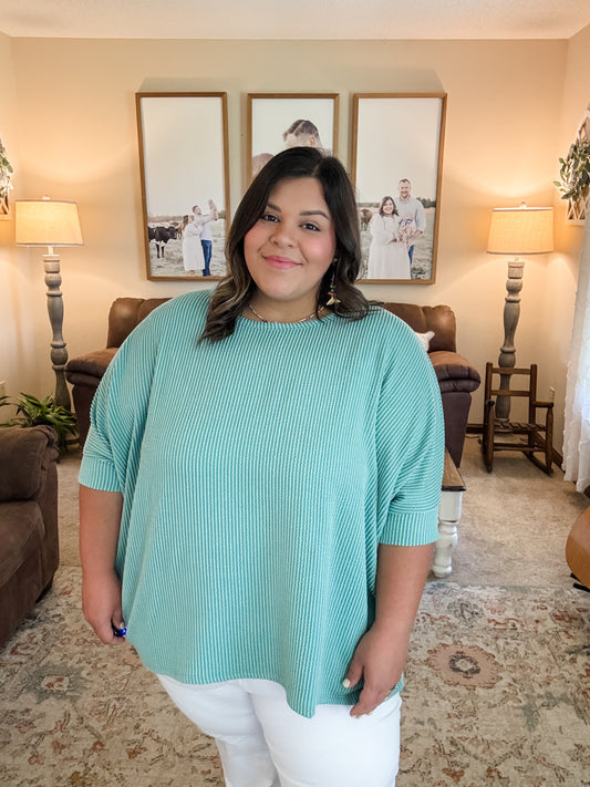Oasis Raised Ribbed Top