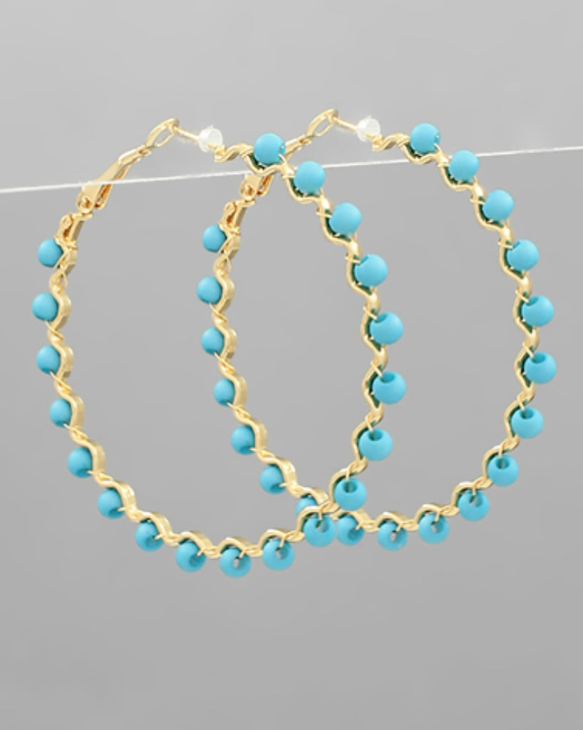 Pearl Hoops