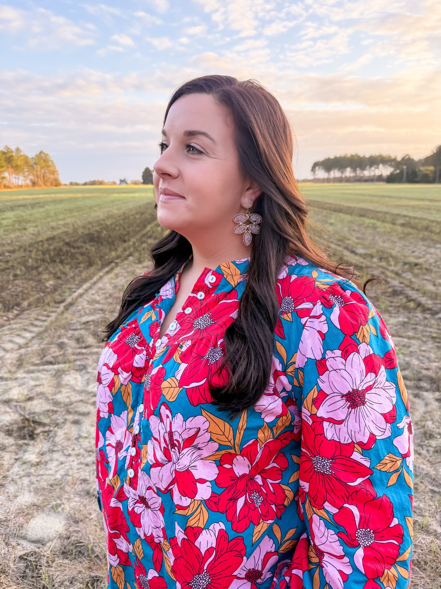 Autumn Blooms Top